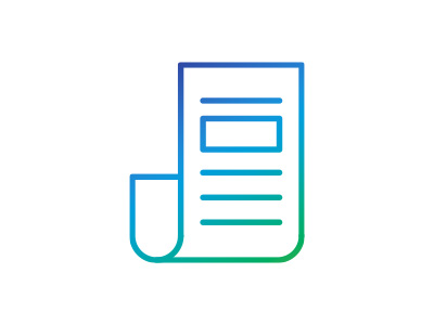 Tax receipts icon